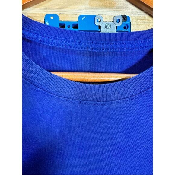 Nike Dri Fit Men's Size Large Sport Clash Training T-Shirt Purple/Blue Short Sle - Picture 8 of 12